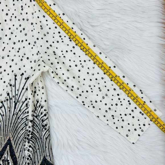 Chico’s Travelers Collection Foiled Peacock Jacket - Picture 11 of 15